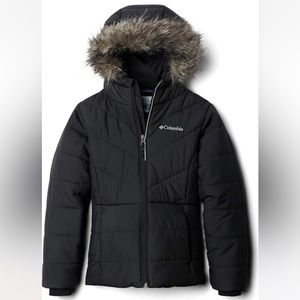 Columbia Toddler Girl’s Black Katelyn Crest Winter Snow Jacket Coat Size XXS 4/5